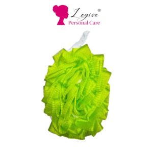 Legise Green Bath Hand Loofah with Strap – Exfoliating Body Scrubber for Shower & Bath