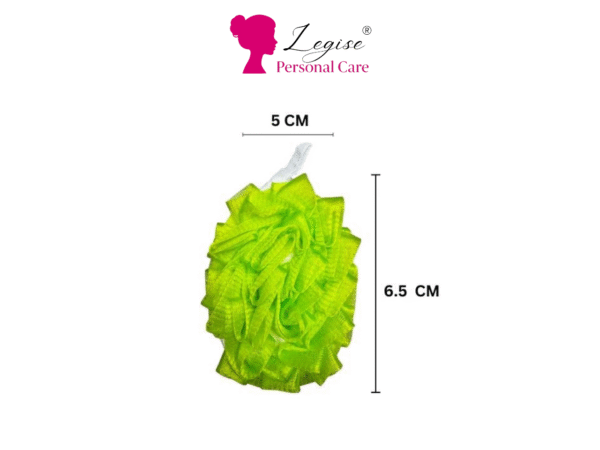 Legise Green Bath Hand Loofah with Strap – Exfoliating Body Scrubber for Shower & Bath - Image 2