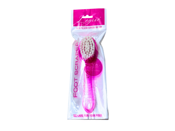Legise Foot Scraper with Soft Bristle Brush – Crystal Handle - Image 4