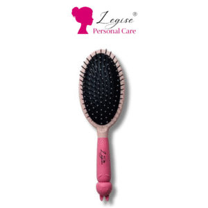 Legise Pink Oval Hair Brush – Gentle Detangler for Women & Girls