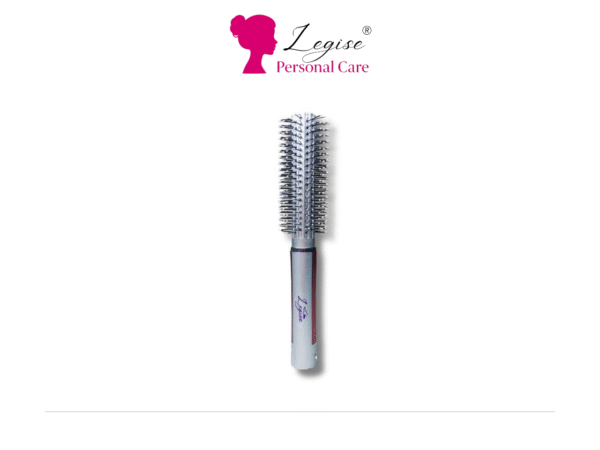 Legise Round Hair Brush – Silver Styling Brush for Blow Drying & Volume - Image 4