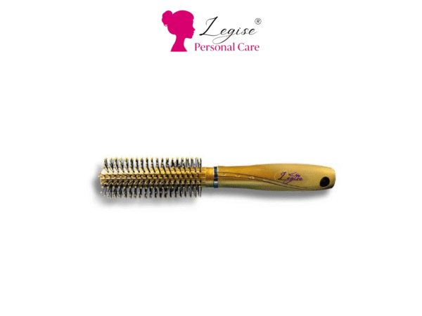 Legise Golden Round Hair Brush – Professional Styling Brush for Volume & Blow Drying - Image 3