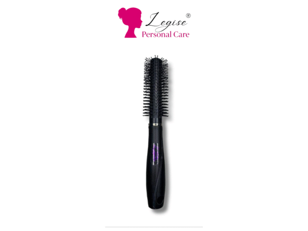 Legise Black Round Hair Brush – Heat-Resistant Styling Brush for Volume & Blow Dry