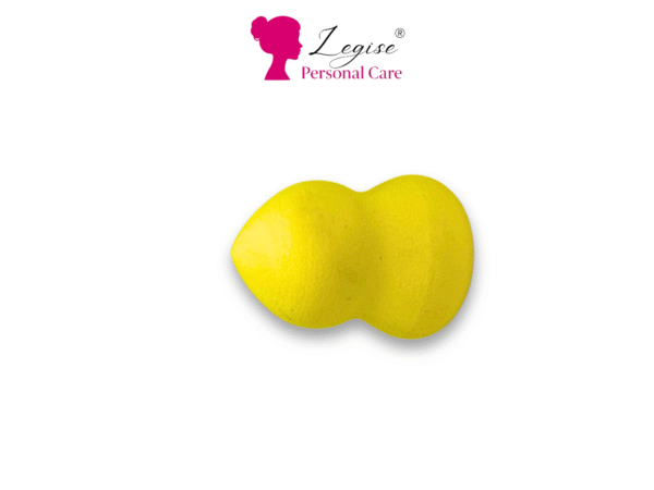 Legise Dual Curve Yellow Beauty Blender – Latex-Free Makeup Sponge for Flawless Application - Image 3