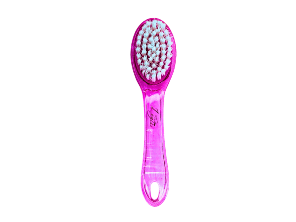 Legise Foot Scraper with Soft Bristle Brush – Crystal Handle