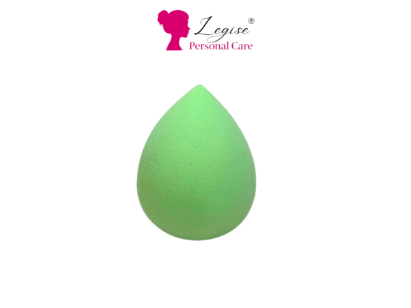 Legise Green Beauty Blender – Soft, Latex-Free Makeup Sponge for Flawless Blending