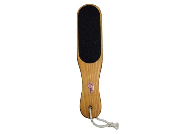LEGISE | Double-Sided Emery Polish Wooden Foot Scraper | Natural Pedicure Tool for Callus Removal