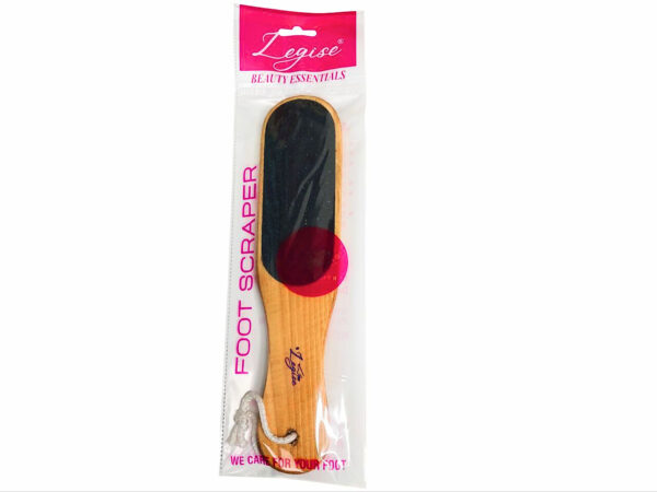 LEGISE | Double-Sided Emery Polish Wooden Foot Scraper | Natural Pedicure Tool for Callus Removal - Image 3