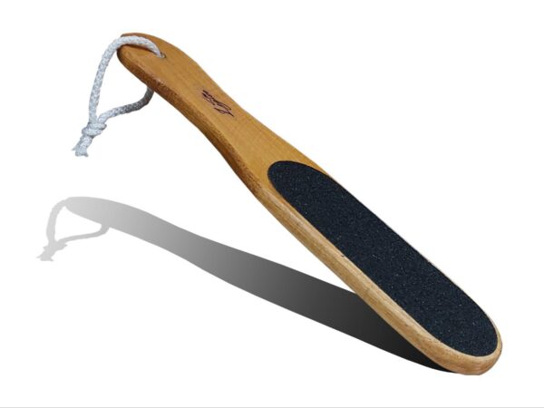 LEGISE | Double-Sided Emery Polish Wooden Foot Scraper | Natural Pedicure Tool for Callus Removal - Image 2