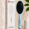 Legise blue anti-static oval hair brush ball-tip daily detangler