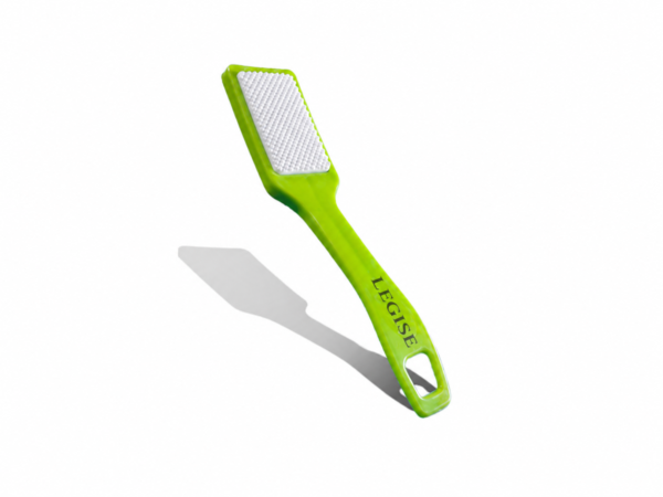 Legise Foot Scraper with Soft Bristle Brush – Crystal Handle