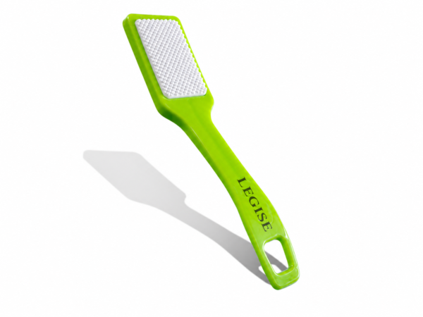 LEGISE | Rectangular Head Foot Scraper | Dual-Action Plastic Pedicure Tool for Smooth Feet